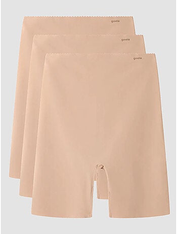 Pantalon modelant et enveloppant en tissu microfibre