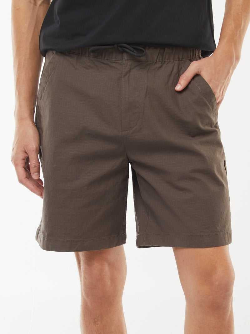 Pantalon modulable 2 en 1 - Short Kaki - Kiabi