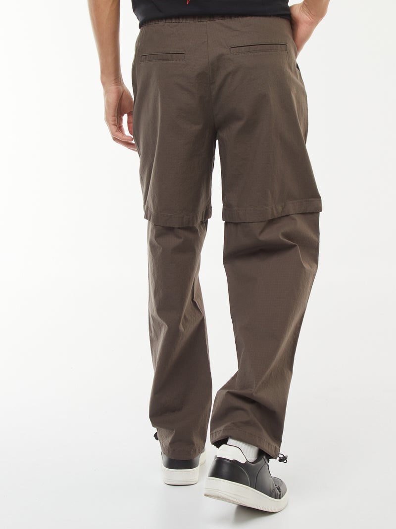 Pantalon modulable 2 en 1 - Short Kaki - Kiabi