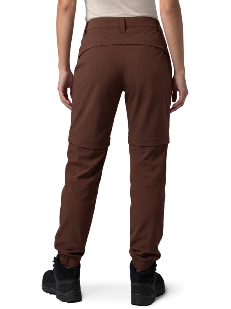 Pantalon modulable randonnée femme randonnée femme mistral-w Marron - Kiabi