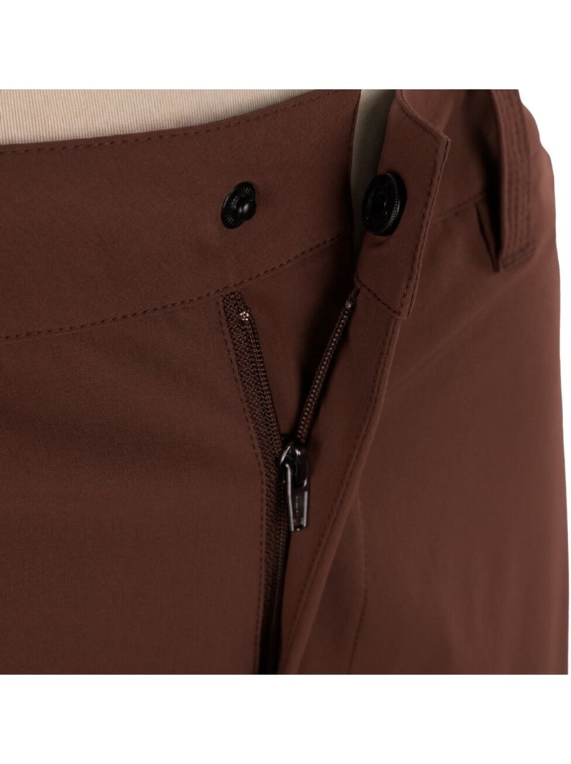 Pantalon modulable randonnée femme randonnée femme mistral-w Marron - Kiabi