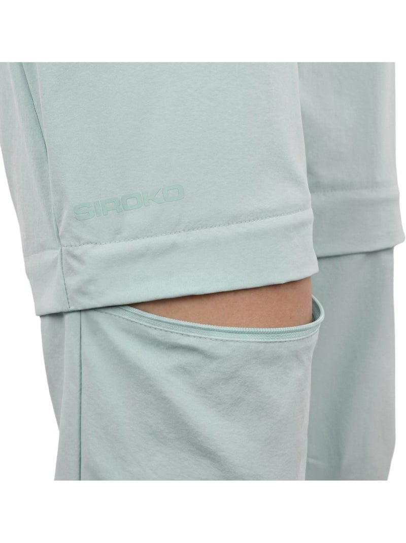 Pantalon modulable randonnée femme randonnée femme mistral-w Vert - Kiabi