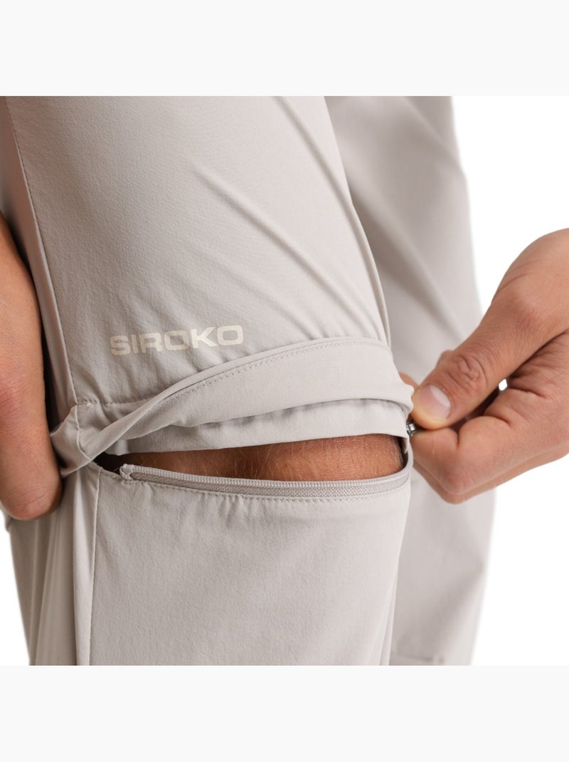 Pantalon modulable randonnée homme randonnée homme cairn stone Beige - Kiabi