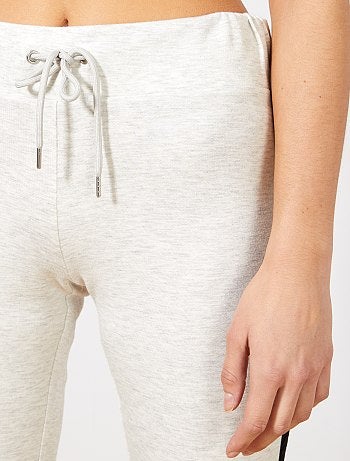 Pantalon molleton bandes côtés - Kiabi