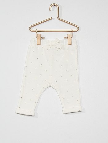 Pantalon Vetements Bebe Blanc Kiabi