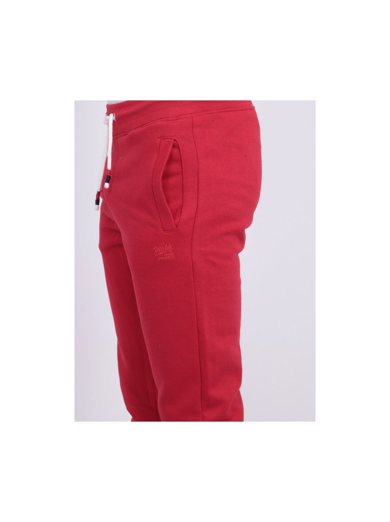 Pantalon molleton CAMDY Rouge - Kiabi