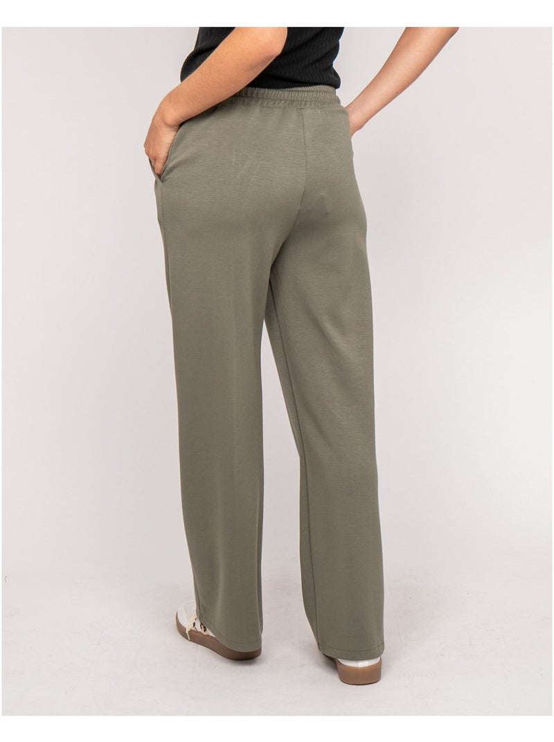 Pantalon molleton EPINELLE Kaki - Kiabi