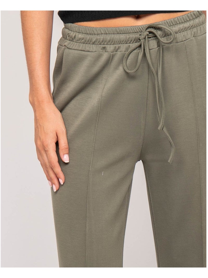 Pantalon molleton EPINELLE Kaki - Kiabi