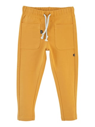 PANTALON MOLLETON JAUNE DJIMMY