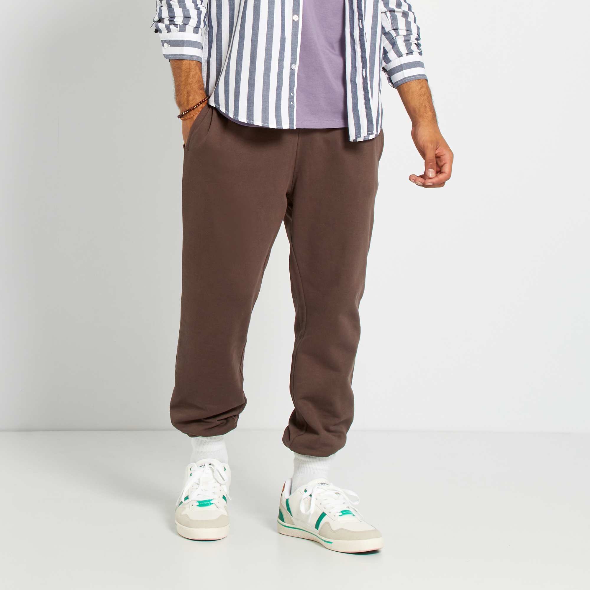 Pantalon molleton homme - bleu marine - Kiabi - 8,00�?�