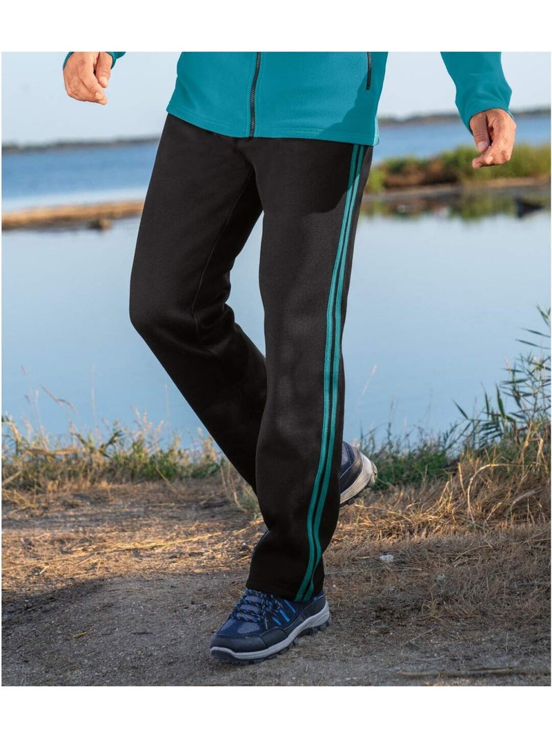 Pantalon Molleton Sport et Détente  - ATLAS FOR MEN Noir - Kiabi