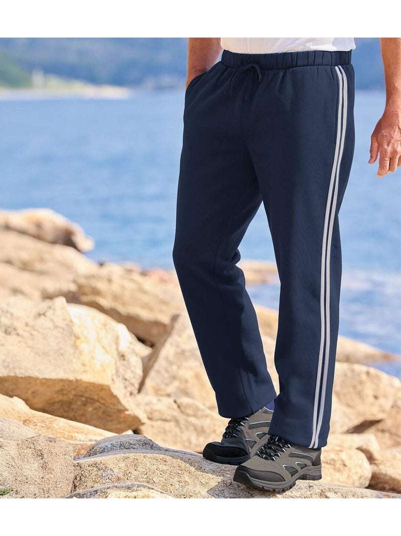 Pantalon Molleton Top Confort  - ATLAS FOR MEN Bleu marine - Kiabi