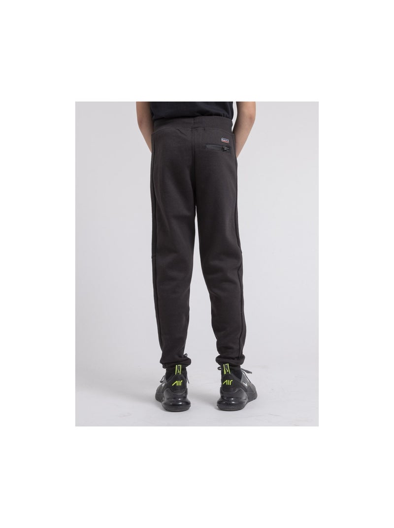 Pantalon molleton VERCOUT garçon Noir - Kiabi
