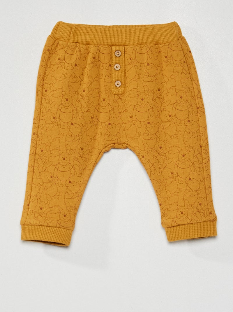Pantalon molletonné 'Disney' Jaune - Kiabi