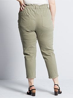 Pantalon mom taille haute - Kiabi