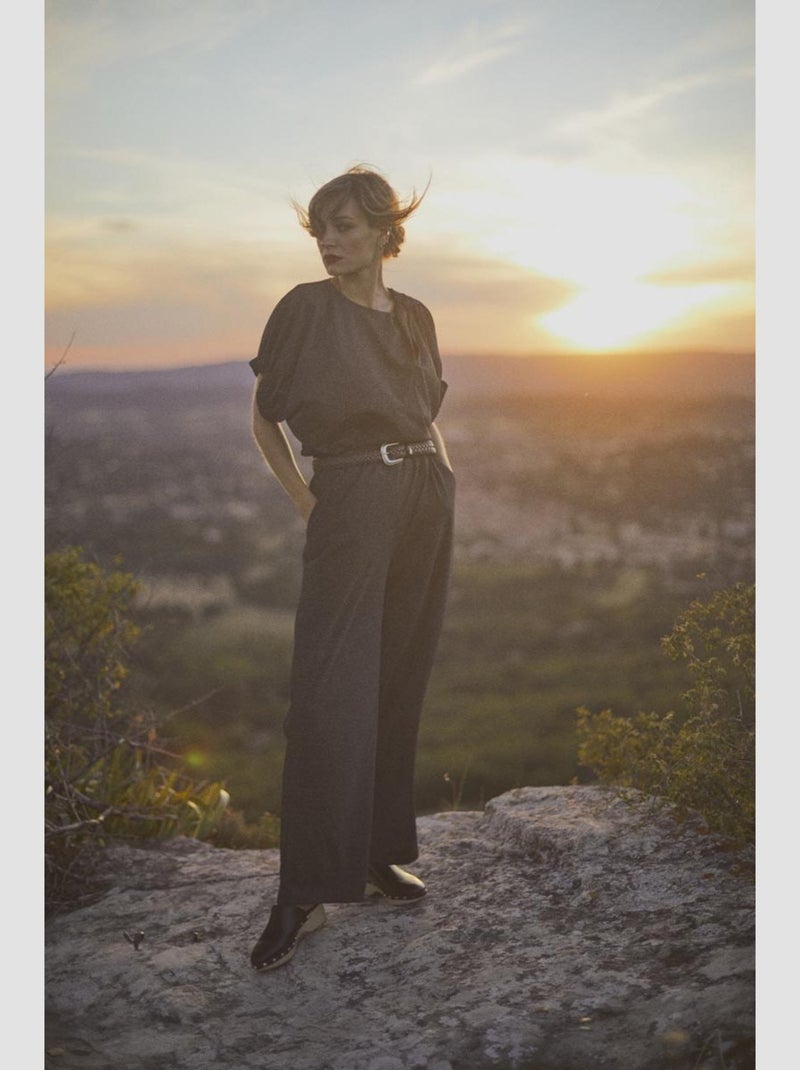 Pantalon MORETZ droite 'Le Temps Des Cerises' Noir - Kiabi