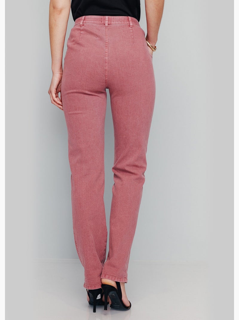 Pantalon MORPHOSTYLE tissu stretch - Afibel Rose - Kiabi