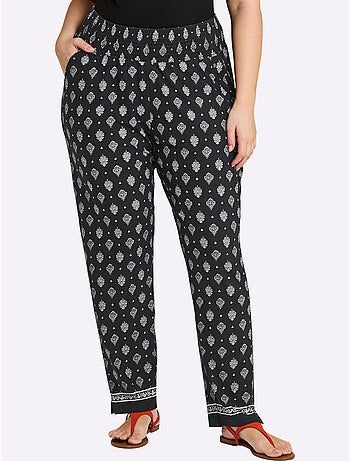 Pantalon Motif Imprimé - Taille Standard - Sheego