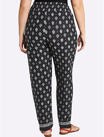Pantalon Motif Imprimé - Taille Standard - Sheego