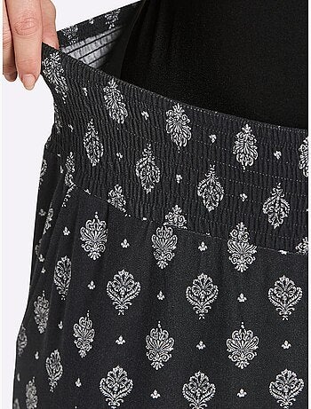 Pantalon Motif Imprimé - Taille Standard - Sheego
