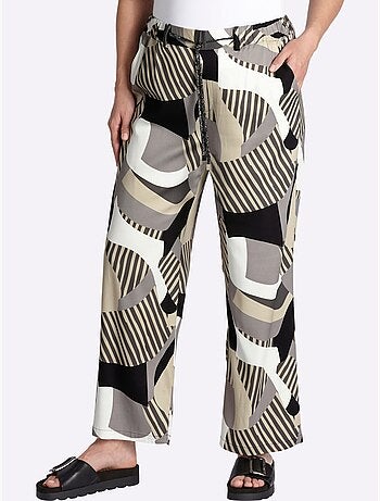Pantalon Motif Imprimé - Taille Standard - Sheego