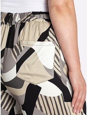 Pantalon Motif Imprimé - Taille Standard - Sheego