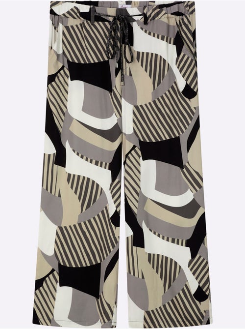 Pantalon Motif Imprimé - Taille Standard - Sheego - Kiabi Pantalon Motif Imprimé - Taille Standard - Sheego - Kiabi