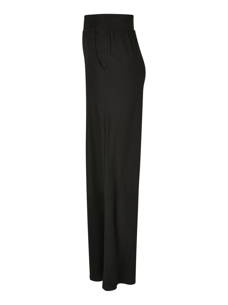 Pantalon motif/style côtelé - urban classics Noir - Kiabi