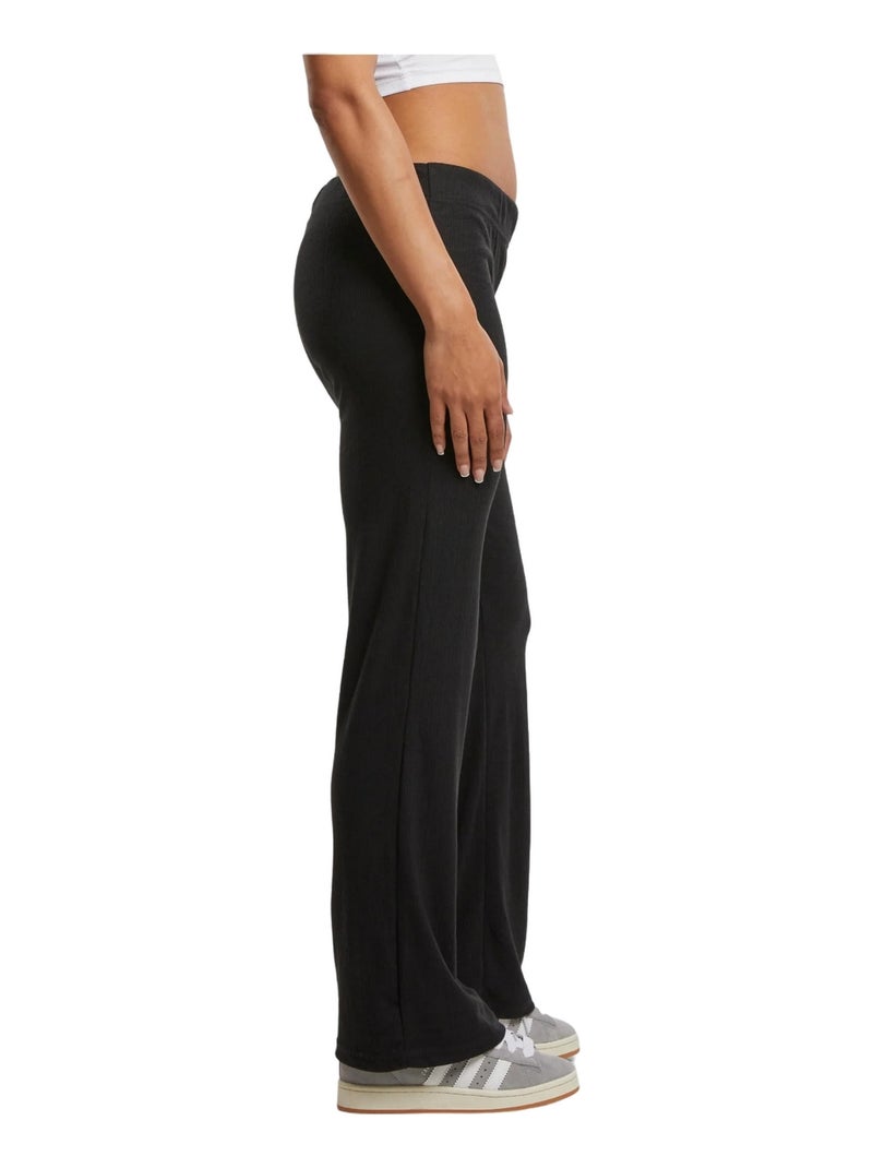 Pantalon motif/style côtelé - urban classics Noir - Kiabi