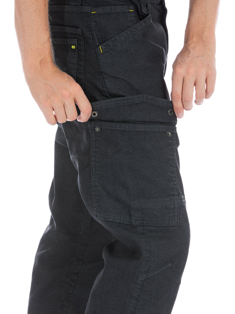Pantalon multi-poches à ceinture haute dans le dos WELLER2 Gris - Kiabi