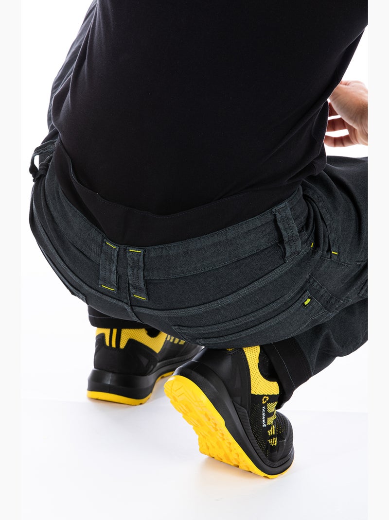 Pantalon multi-poches à ceinture haute dans le dos WELLER2 Gris - Kiabi