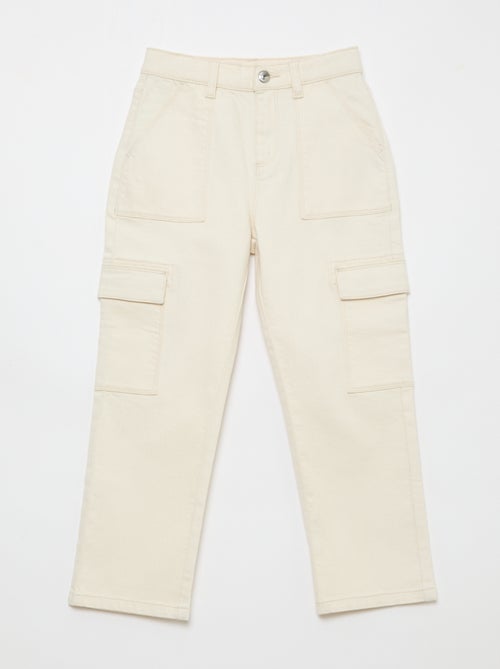 Pantalon multipoche - Coupe + confortable - Kiabi