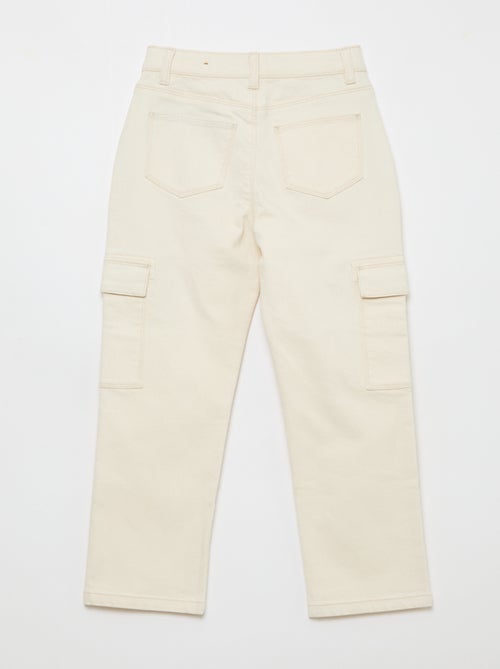 Pantalon multipoche - Coupe + confortable - Kiabi