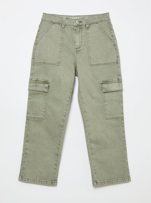 Pantalon multipoche - Coupe + confortable - Kiabi