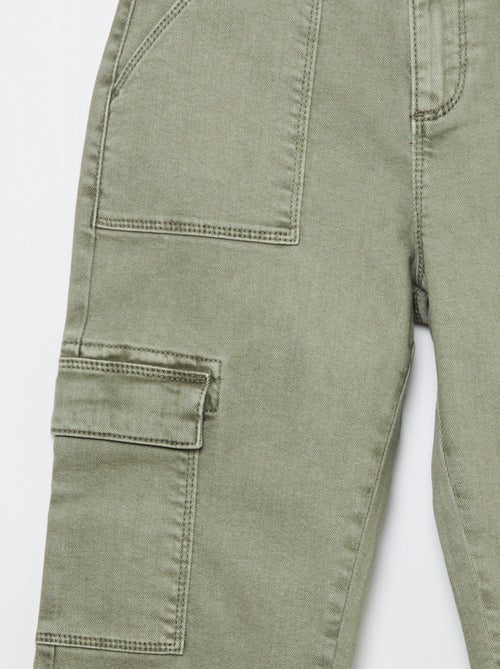 Pantalon multipoche - Coupe + confortable - Kiabi