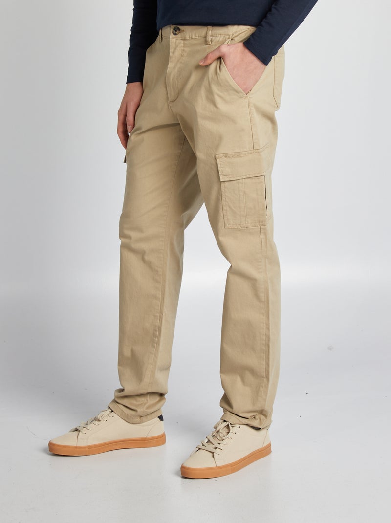 Pantalon multipoche - L36 Beige - Kiabi
