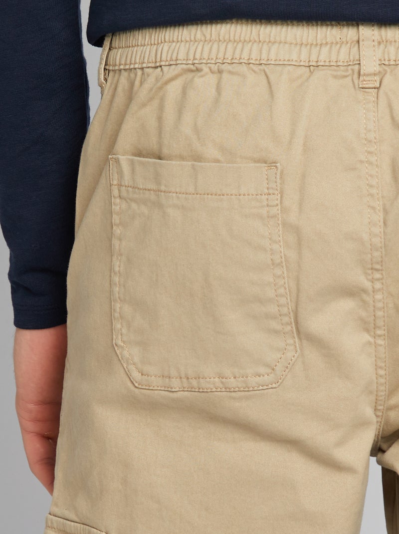 Pantalon multipoche - L36 Beige - Kiabi