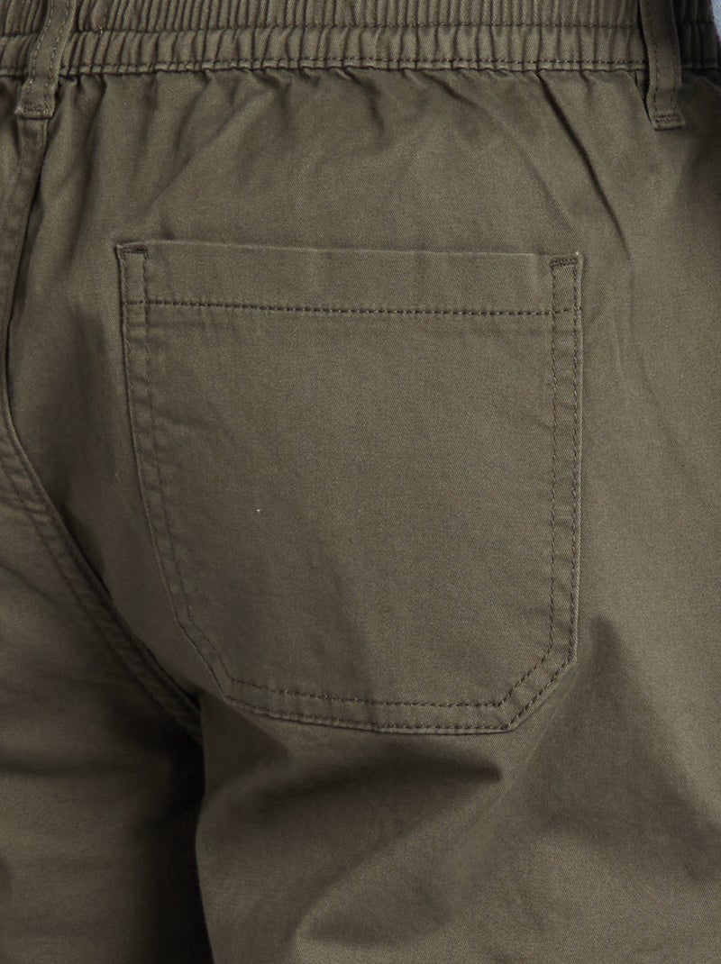 Pantalon multipoche - L36 KAKI - Kiabi