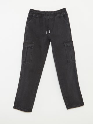 Pantalon multipoche élastiqué