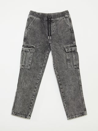 Pantalon multipoche élastiqué