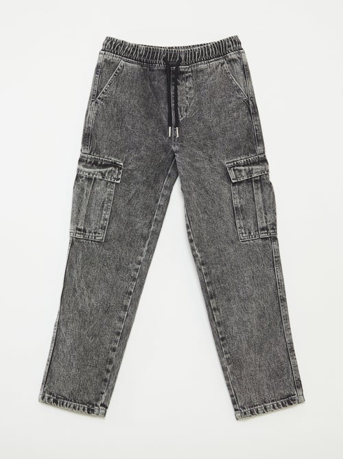 Pantalon multipoche élastiqué - Kiabi