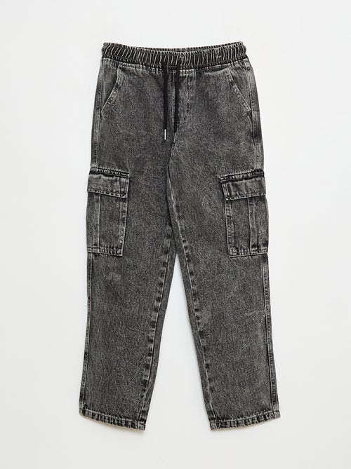 Pantalon multipoche élastiqué - Kiabi