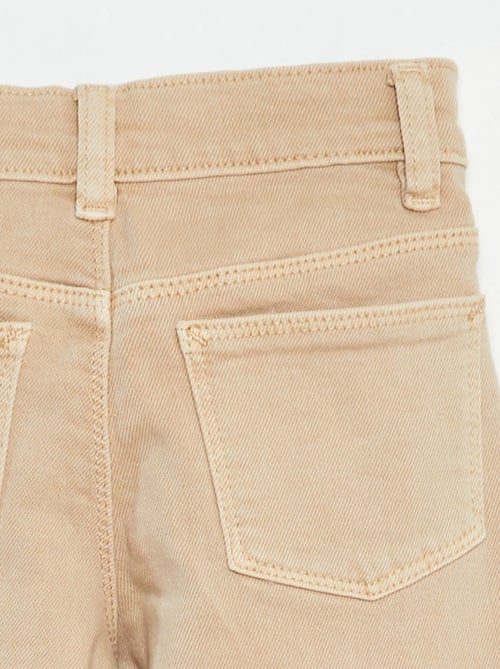 Pantalon multipoche en twill - Coupe + ajustée - Kiabi