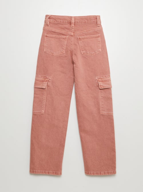 Pantalon multipoche en twill - Coupe + ajustée - Kiabi