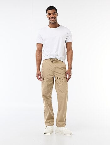 Pantalon multipoche regular fit
