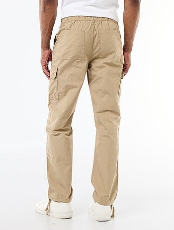 Pantalon multipoche regular fit