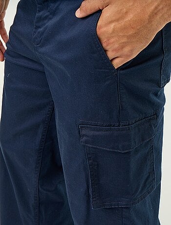Pantalon multipoche regular fit