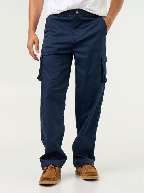 Pantalon multipoche regular fit - Kiabi