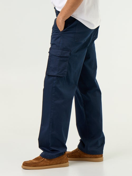 Pantalon multipoche regular fit - Kiabi