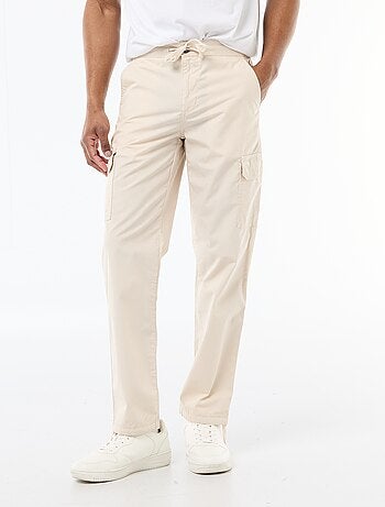 Pantalon multipoche regular fit
